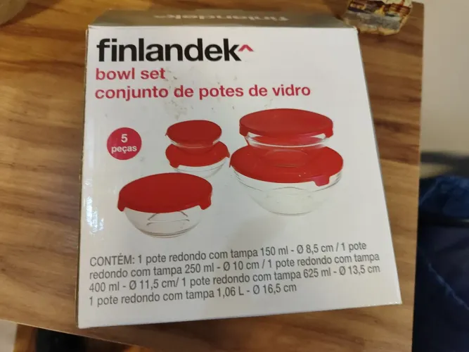 Jogo com 5 potes Finlandek