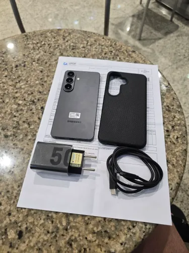 S26 5G NFC 256 GIGAS TROCO POR IPHONE OU CELULAR MAIS BASICO COM Volta