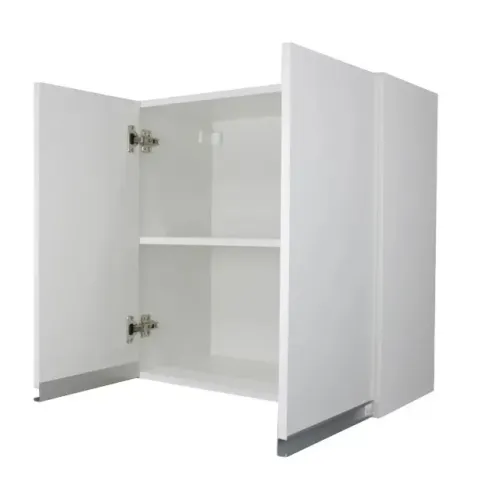 Armário Multiuso Modular em MDF Branco Diversos Módulos Casa Loja Comercial Projetado
