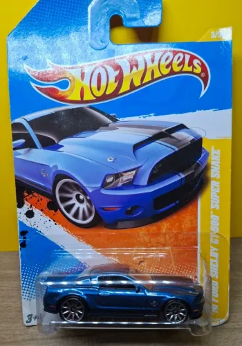 Hot Wheels '10 Ford Shelby GT500 Super Snake - Azul Metálico