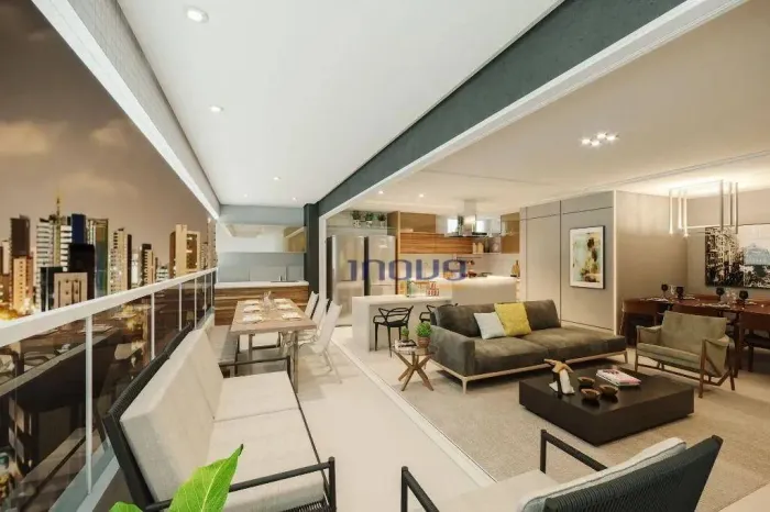 Apartamento com 1 dormitório à venda, 95 m² por R$ 1.264.839,30 - Meireles - Fortaleza/CE