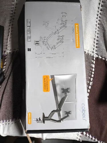 Suporte Articulado de Mesa para 2 Monitores Coibeu
