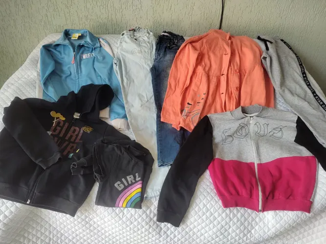 Lote de roupas infantil menina tm 8 e10 11 tem 42 peças