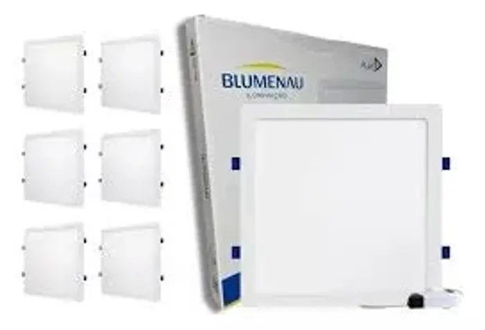 kit 06 paianel led embutoir 12 w blumenau