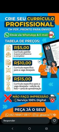 Currículo profissional 