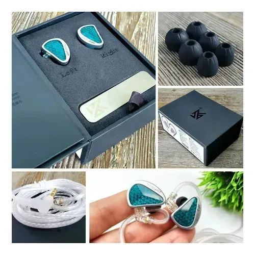 Fone De Ouvido Kz As16 Pro Hi-fi Sem Microfone Cor Preto lacrado