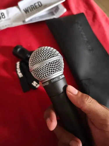 Vendo Microfone Shure sm 58