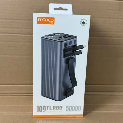 Bateria Portátil 50000MAH Turbo 100W Carrega Até Starlink Mini