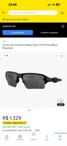 Óculos oakley flak 2.0 prizm