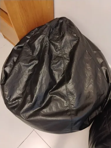 Puff Grande Courino Premium Preto