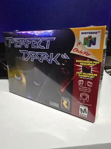 Perfect Dark Nintendo 64 N64 Original Americano LACRADO Novo Colecionador
