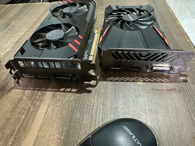 Placa de video Gtx 1050 ti 550,00 gtx 1060 6gb 650,00