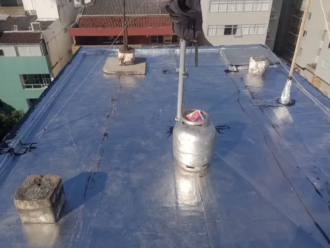 Impermeabilização manta asfáltica