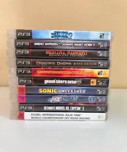 Jogos originais seminovos PS3 (R$70 cada)