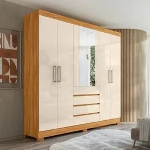 Guarda Roupa Casal 4 Portas 4 Gavetas - Promoção!