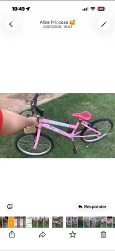 Bicicleta aro 16 infantil 