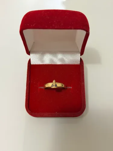 Anel ouro 18k N.S. Aparecida