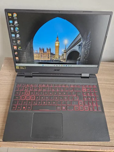 Notebook Gamer Nitro 5, i5 12th, 8gb ram, RTX3050 
