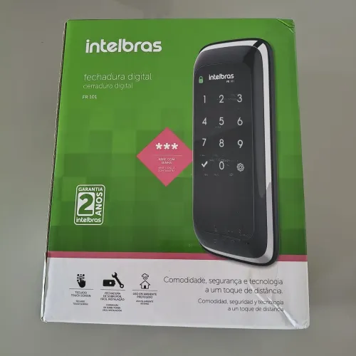 Fechadura digital Intelbras/instalação já incluso