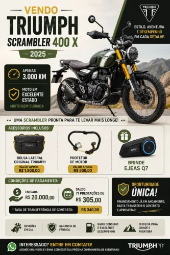 Triumph Scrambler 400 x