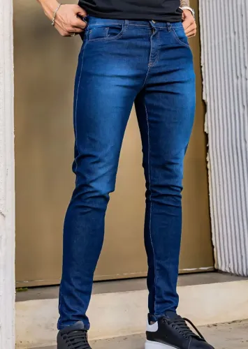 Calça jeans masculina 38 nova - com elastano 