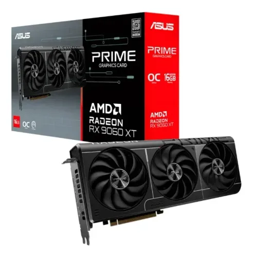 [VENDO] Placa de Vídeo Asus Radeon RX 9060 XT Prime OC Edition 16GB - APENAS 1 MÊS DE USO!