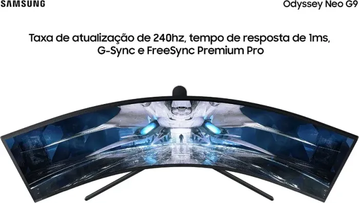 Samsung Odyssey Neo G9 49" - Monitor Gamer Curvo Mini LED, DQHD, 240Hz, 1ms