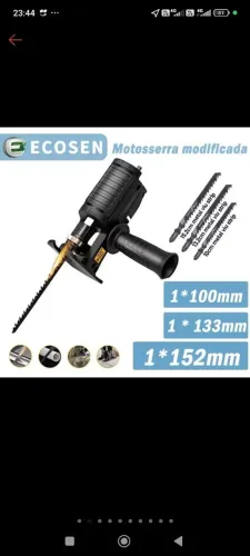 Vendo esse kit Serra adaptador de Serra tico-tico elétrica para furadeira e parafusadeira 