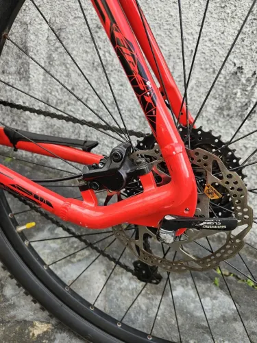 Bicicleta aro 29, quadro firsh 19, suspensão ProShoks