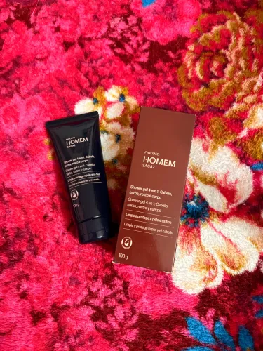 Homem Sagaz Shower gel 4 em 1 natura
