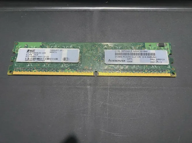 Kit Upgrade para PC Antigo - 3 Memórias DDR2 + Processador Intel Celeron