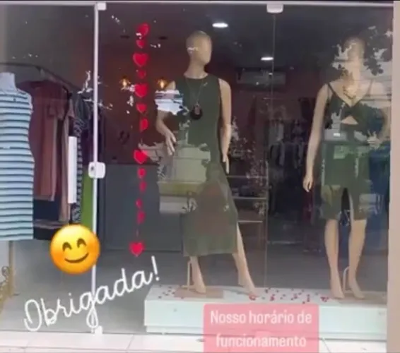 Vitrine para loja