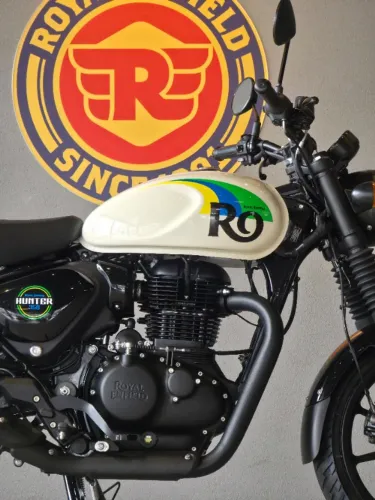 Hunter 350cc Brazil White 2027 - Duvallyer Rodrigues - 21 9 9271 71 82 - Royal Enfield
