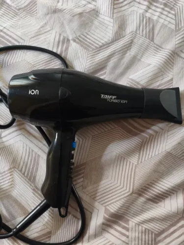 Secador Taiff Turbo Ion Profissional 1900W Preto - Seminovo Funcionando