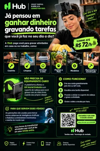 SUPORTE DE CABECA PARA POR CELULAR HUB
