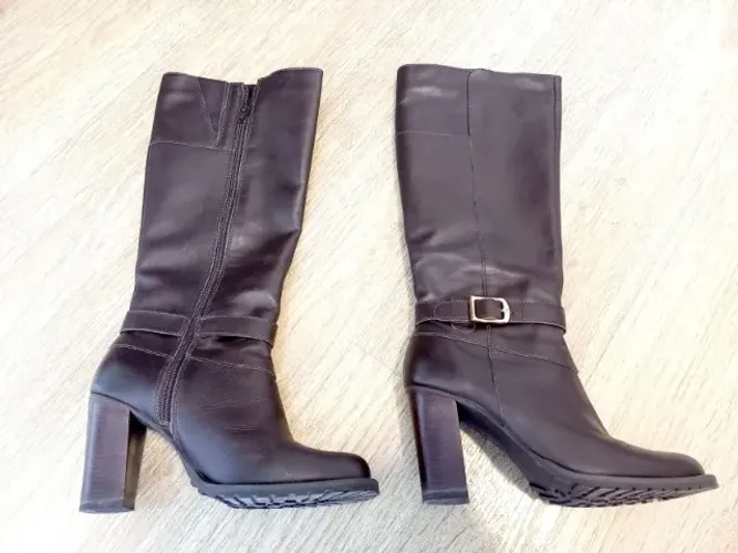 bota feminina couro cor marrom