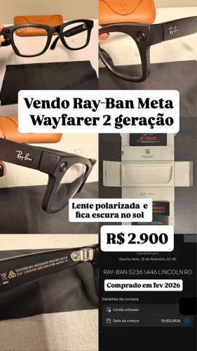 Vendo Ray ban meta