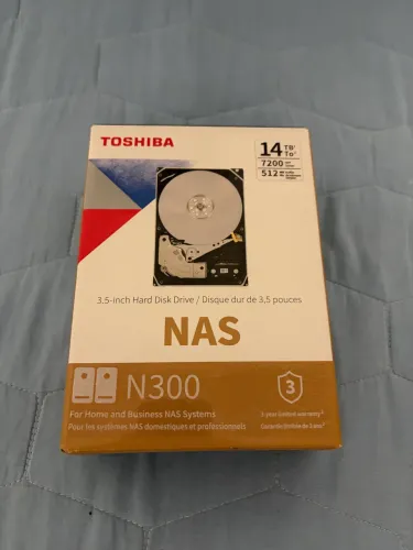HDD 14 TB Toshiba N300 NAS de com 7200 RPM