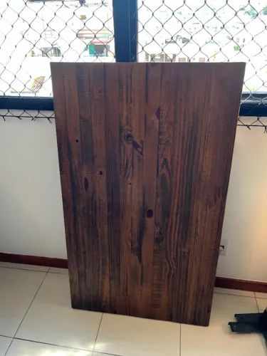 Mesa de escritório - Industrial Madeira de Demolição Maciça