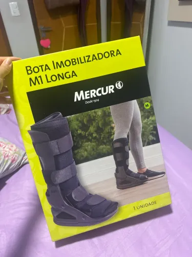 Vende-se bota ortopédica imobilizadora longo bilateral preta