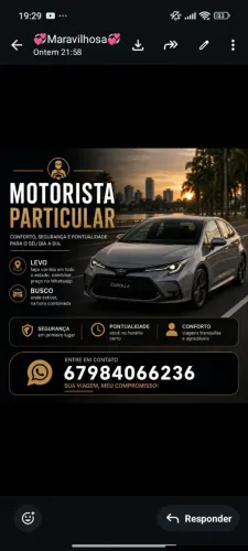Motorista particular 