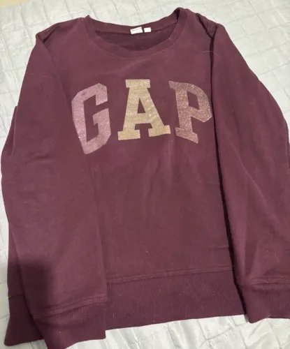 Moletom Gap Bordô com Glitter