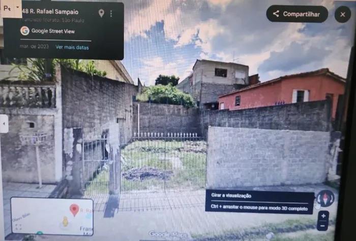 Terreno 137m² no Centro de Francisco Morato - Pronto para Construir