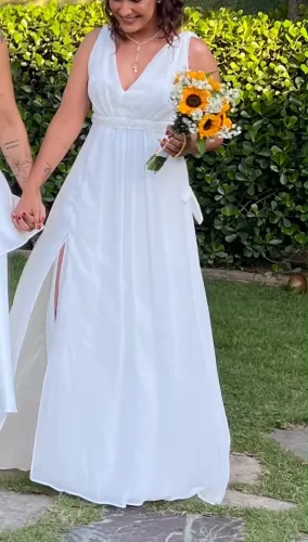 Vestido de Noiva Maravilhoso - Tam. M