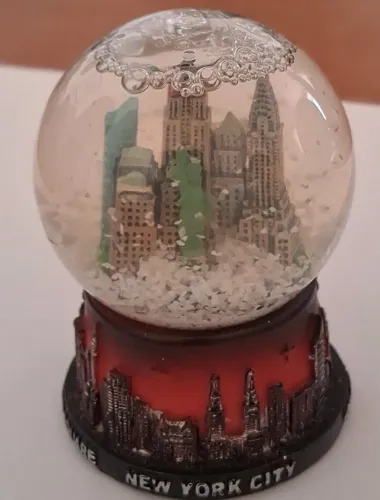 Globo de Neve New York Central Park Times Square Statue of Liberty 6 cm