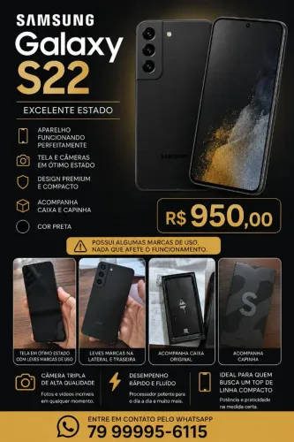 Samsung S22 - em perfeito estado
