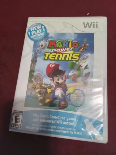 Jogo Nintendo Wii Mario Power Tennis original mídia física completo
