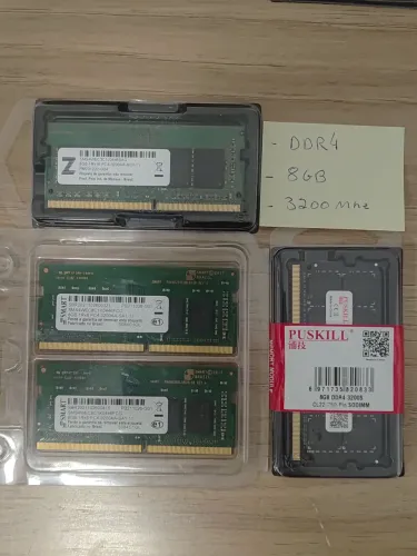 Kit memória RAM DDR4 8GB 3200MHZ