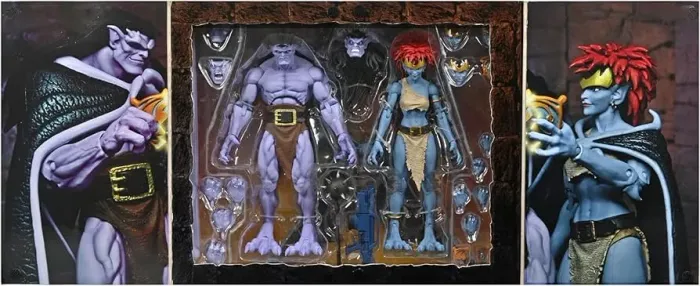 Neca toys - gargoyles - goliath & demona pack