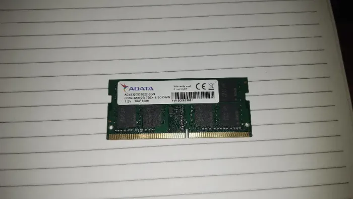 Memória RAM Notebook 32GB DDR4 3200MHz Adata SODIMM - Perfeito Estado